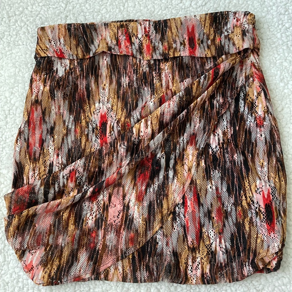 Pull&bear colorful mini skirt size S/ Pull and bear minifalda de colores talla S